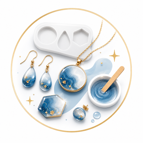 Starter Resin Jewelry Patterns (Mini-projects)